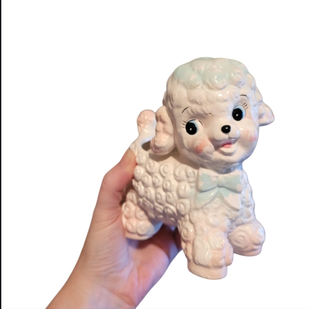 Charming Pastel Lamb Figurine